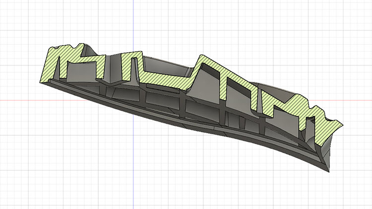 Injection Molding Draft - Arced parting line