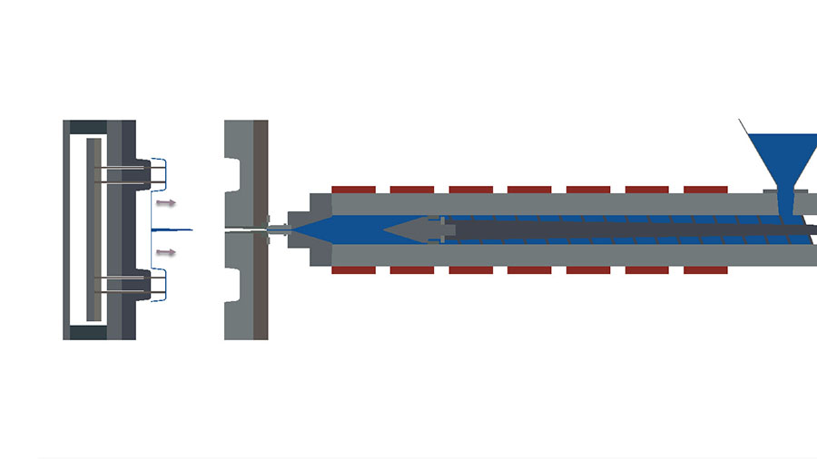 Injection mold Ejection Stage