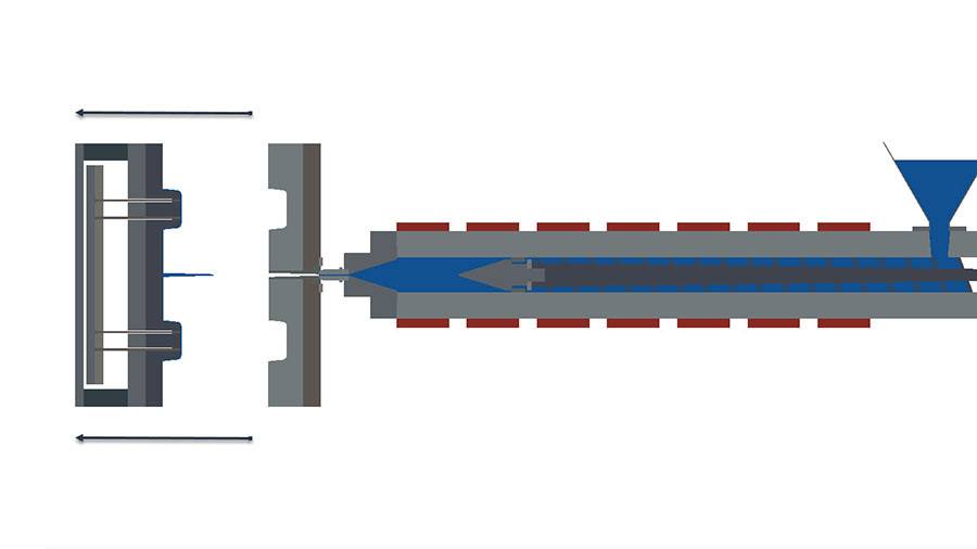 Mold Opening with part