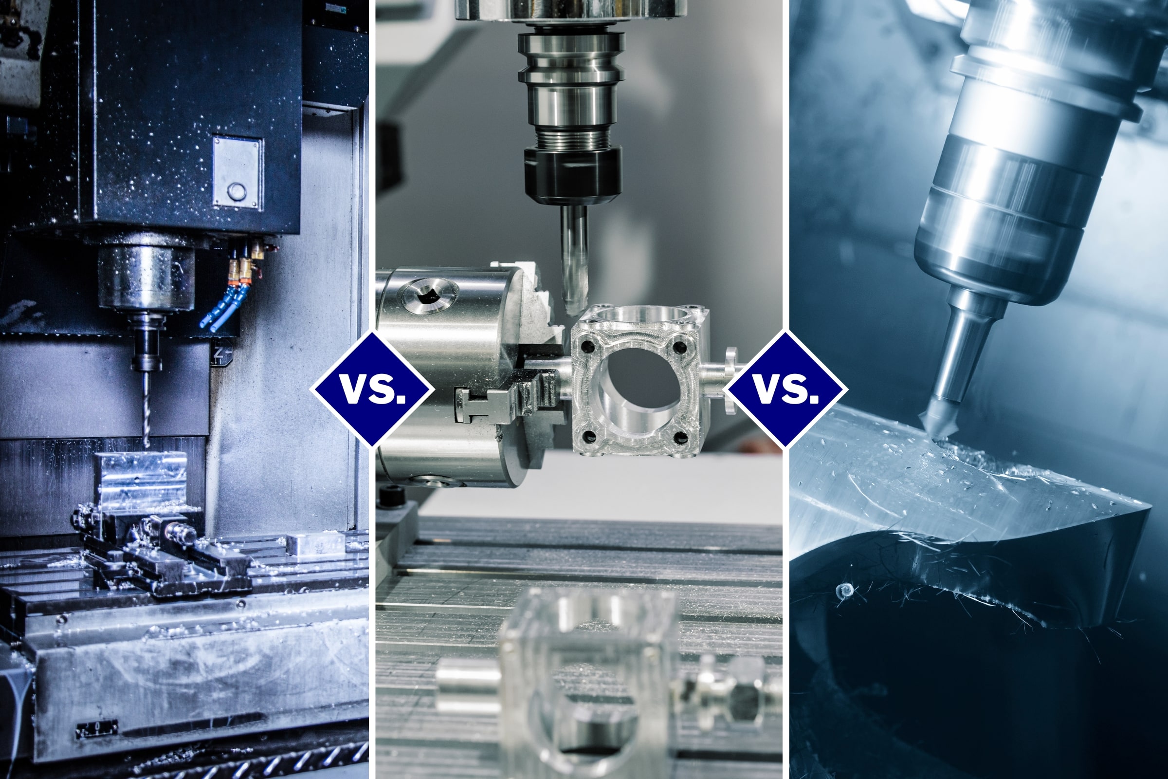 Comparing 3 4 and 5-Axis Milling Machines
